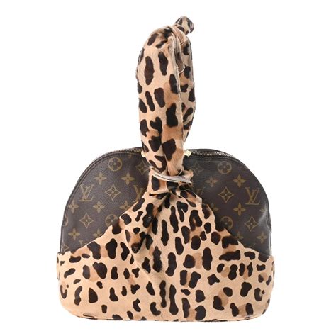 LOUIS VUITTON Monogram Azzedine Alaia Leopard .